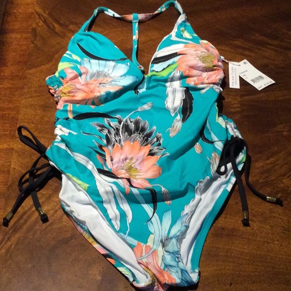 NWT $154 TRINA TURK SHANGRI LA US 10 ONE PIECE - Picture 2 of 14